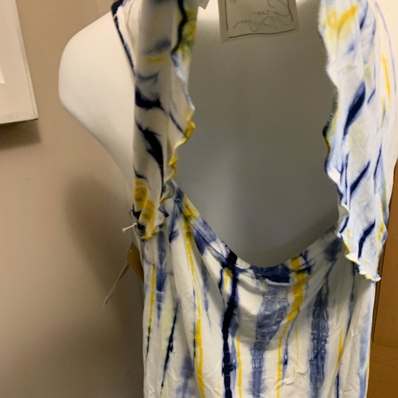 New Green Dragon Petal Back Tank - Picture 3 of 4